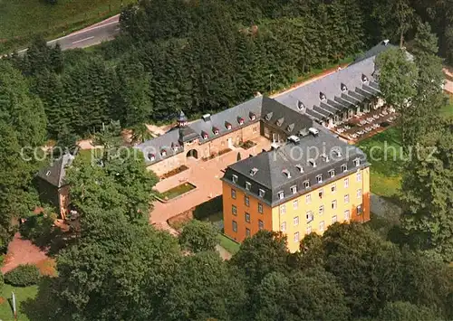 AK / Ansichtskarte Lindlar Schloss Heiligenhoven Fliegeraufnahme Lindlar