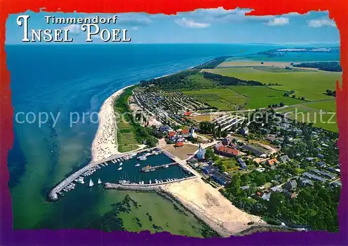 AK / Ansichtskarte Timmendorf_Insel_Poel Fliegeraufnahme Timmendorf_Insel_Poel