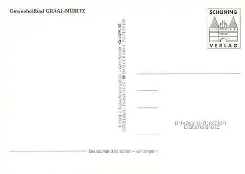 AK / Ansichtskarte Graal Mueritz_Ostseebad Fliegeraufnahme Graal Mueritz_Ostseebad