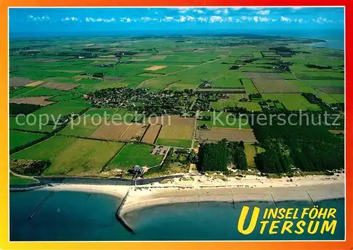 AK / Ansichtskarte Utersum Fliegeraufnahme Utersum