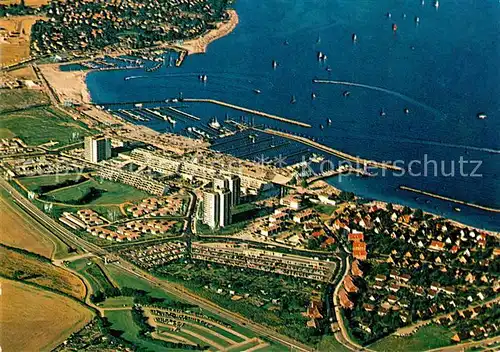 AK / Ansichtskarte Kiel Olympiazentrum Schilksee Fliegeraufnahme Kiel