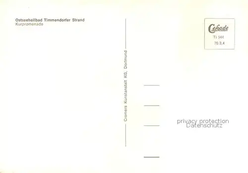 AK / Ansichtskarte Timmendorfer_Strand Kurpromenade Timmendorfer_Strand