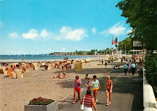 AK / Ansichtskarte Niendorf_Ostseebad Blick zum Brodtener Steilufer Niendorf_Ostseebad