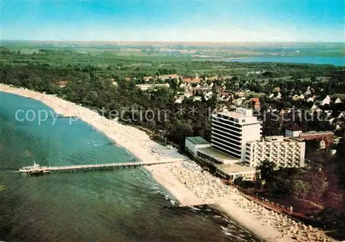 AK / Ansichtskarte Timmendorfer_Strand Kurhaushotel Seeschloesschen Ostseeheilbad Fliegeraufnahme Timmendorfer_Strand