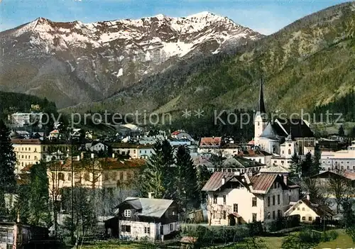 AK / Ansichtskarte Bad_Ischl_Salzkammergut Ortsansicht mit Kirche Blick zum Zimnitz Bad_Ischl_Salzkammergut
