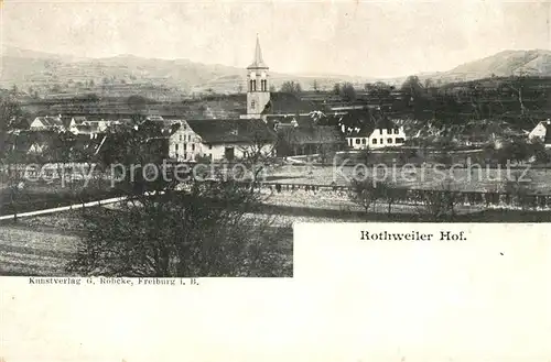 AK / Ansichtskarte Freiburg_Breisgau Rothweiler Hof Freiburg Breisgau