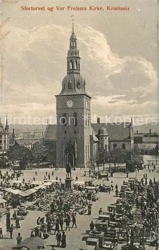 AK / Ansichtskarte Kristiania Frelsers Kirke Kristiania