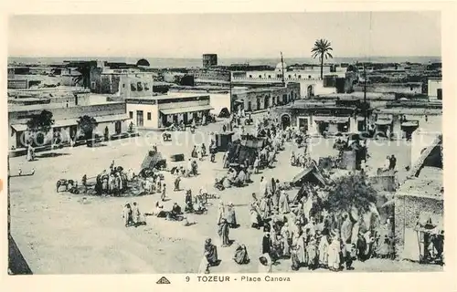 AK / Ansichtskarte Tozeur Place Canova Tozeur