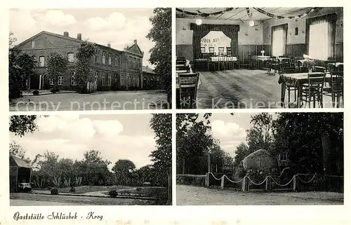 AK / Ansichtskarte Kiel Gaststaette Schluesbek Krog Kiel