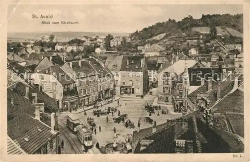 AK / Ansichtskarte Saint Avold Blick vom Kirchturm Saint Avold