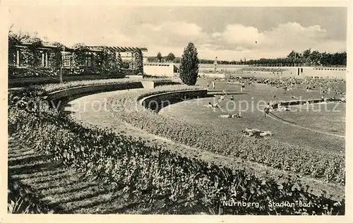 AK / Ansichtskarte Nuernberg Stadion Bad Reichsparteitag Nuernberg