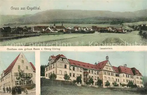 AK / Ansichtskarte Engelthal Gasthaus zum gruenen Baum Sanatorium  Engelthal