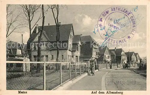 AK / Ansichtskarte Mainz_Rhein Auf dem Albansberg Mainz Rhein