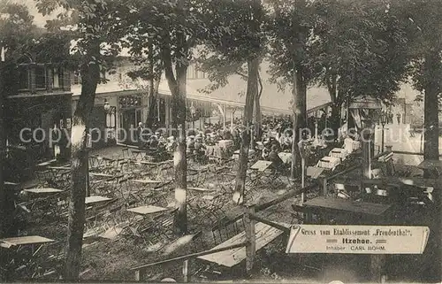 AK / Ansichtskarte Itzehoe Etablissement Freundenthal Itzehoe