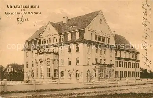 AK / Ansichtskarte Erfurt Christianenheim Erfurt