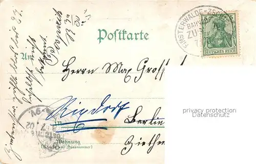 AK / Ansichtskarte Finsterwalde Berliner Strasse Finsterwalde