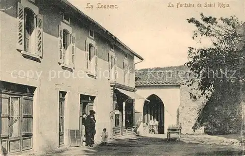 AK / Ansichtskarte La_Louvesc Fontaine de Saint Regis La_Louvesc