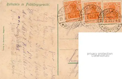 AK / Ansichtskarte Rothstein_Oberlausitz  Rothstein_Oberlausitz