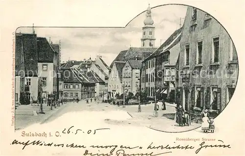 AK / Ansichtskarte Sulzbach Rosenberg Rosenberger Strasse Sulzbach Rosenberg