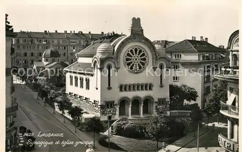 AK / Ansichtskarte Lausanne_VD Synagogue et eglise grecque Lausanne VD