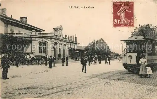 AK / Ansichtskarte Epinal_Vosges Gare Epinal Vosges