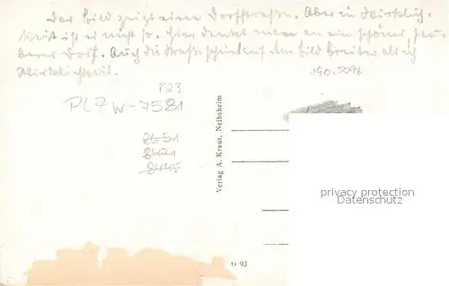 AK / Ansichtskarte Schwarzach_Rheinmuenster  Schwarzach_Rheinmuenster