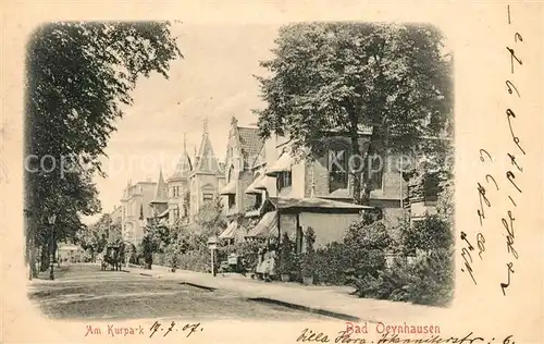 AK / Ansichtskarte Bad_Oeynhausen Kurpark Bad_Oeynhausen