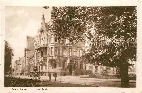 AK / Ansichtskarte Neumuenster_Schleswig Holstein Am Teich Neumuenster