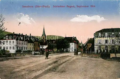 AK / Ansichtskarte Sennheim Schlachten August  Sennheim