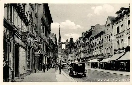 AK / Ansichtskarte Halberstadt Breiter Weg Halberstadt