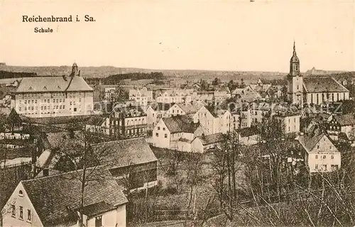 AK / Ansichtskarte Reichenbrand Schule Kirche Reichenbrand