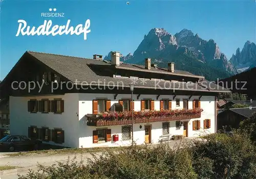 AK / Ansichtskarte Sexten_Sesto_Suedtirol Residenz Rudlerhof Sexten_Sesto_Suedtirol