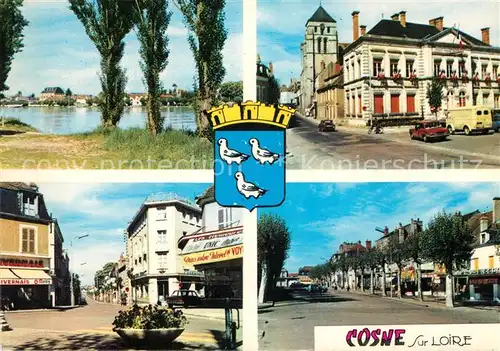 AK / Ansichtskarte Cosne Cours sur Loire Hotel de Ville Loire Rue du 14 Juillet Cosne Cours sur Loire