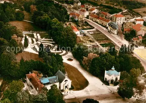 AK / Ansichtskarte Contrexeville_Vosges Fliegeraufnahme Le Park et le Golf Contrexeville_Vosges