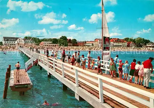 AK / Ansichtskarte Niendorf_Ostseebad Seebruecke Niendorf_Ostseebad