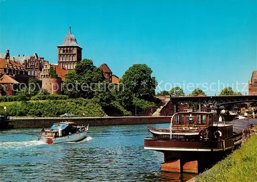 AK / Ansichtskarte Luebeck Elbe Trave Kanal Burgtor  Luebeck