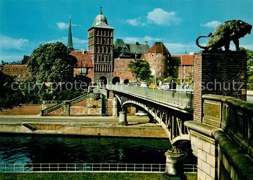 AK / Ansichtskarte Luebeck Burgtorbruecke Burgtor  Luebeck