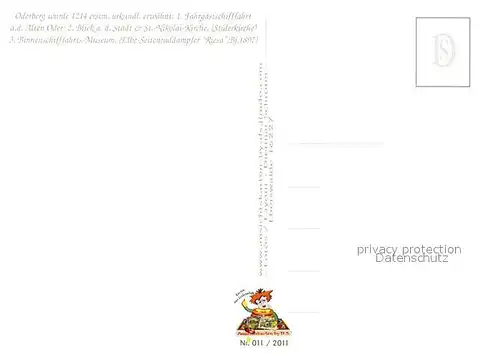 AK / Ansichtskarte Oderberg_Mark Seitenraddampfer Riesa St. Nikolai Kirche  Oderberg Mark