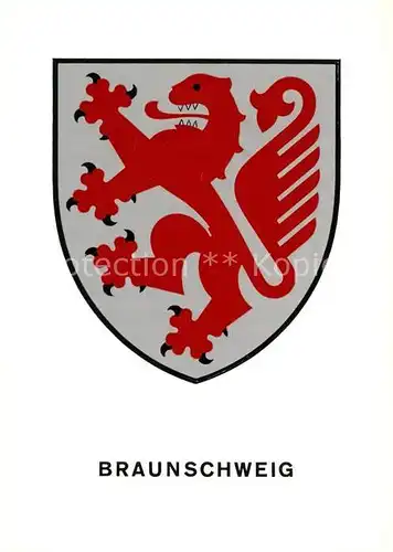 AK / Ansichtskarte Braunschweig Wappen  Braunschweig