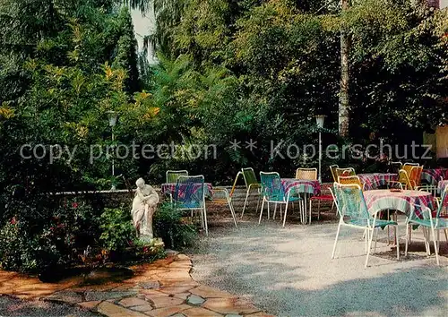 AK / Ansichtskarte Ruhstorf_Rott Hotel Restaurant Antoniushof Terrasse Ruhstorf_Rott