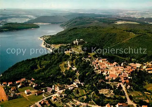 AK / Ansichtskarte Edertalsperre Fliegeraufnahme Edertalsperre
