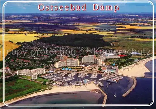 AK / Ansichtskarte Damp_Ostseebad Fliegeraufnahme Damp_Ostseebad
