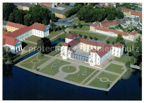 AK / Ansichtskarte Rheinsberg Schlossensemble mit Schloss Kavalierhaus und Marstall Rheinsberg