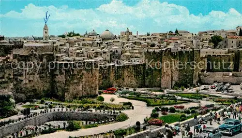 AK / Ansichtskarte Jerusalem_Yerushalayim City Wall Jerusalem_Yerushalayim