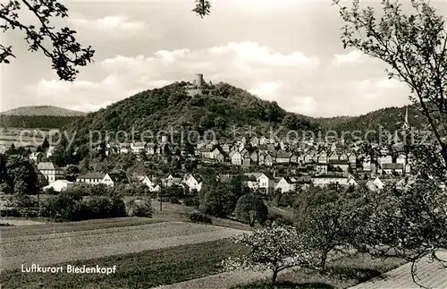 AK / Ansichtskarte Biedenkopf Gesamtansicht Luftkurort mit Schloss Biedenkopf