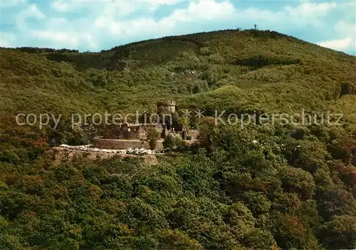 AK / Ansichtskarte Alsbach_Bergstrasse Schloss Burgruine Fliegeraufnahme Alsbach_Bergstrasse