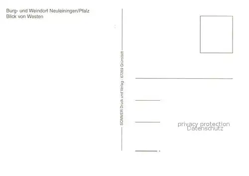 AK / Ansichtskarte Neuleiningen Panorama Blick von Westen Neuleiningen