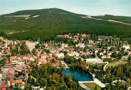 AK / Ansichtskarte Braunlage Blick zum Wurmberg Fliegeraufnahme Braunlage