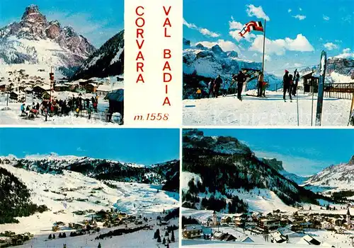 AK / Ansichtskarte Corvara_Pustertal_Suedtirol Wintersportplatz Dolomiten Val Badia Corvara_Pustertal