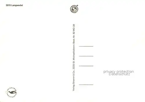 AK / Ansichtskarte Langwedel_Verden Kanalpartie Park  Langwedel Verden